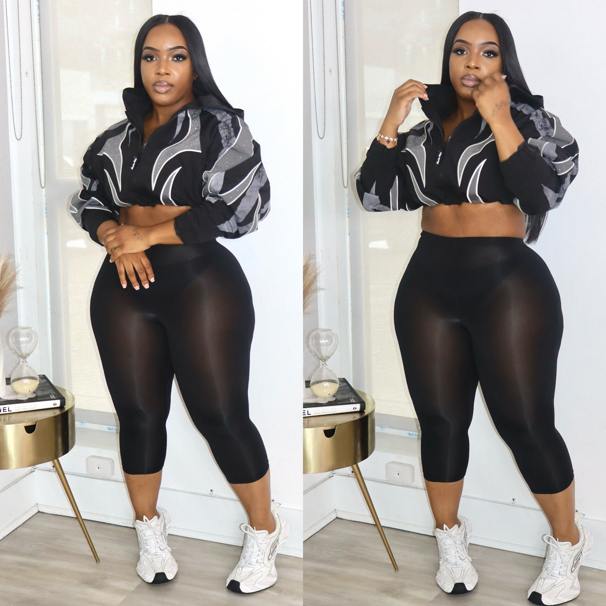 Mesh capri