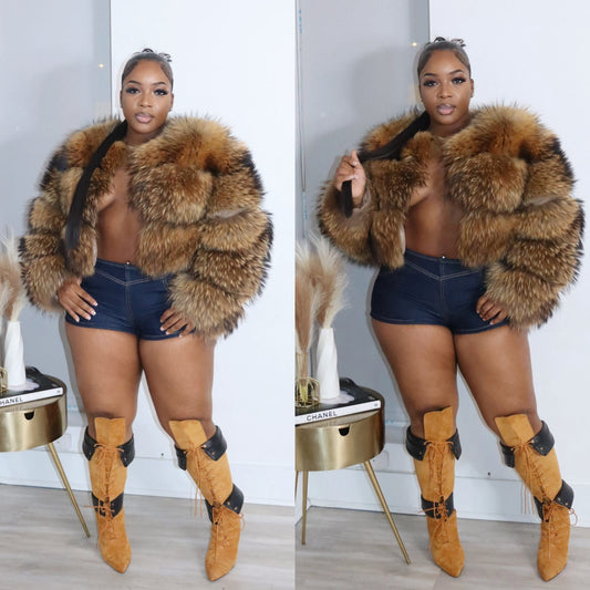 PREORDER ONLY FURR jacket (arrives in 7 days)