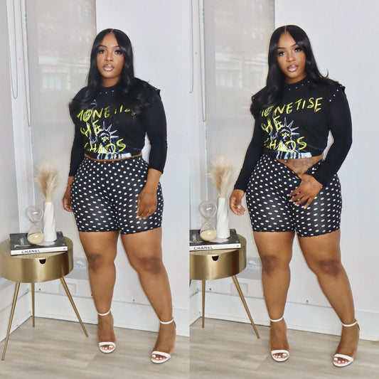 Polka shorts