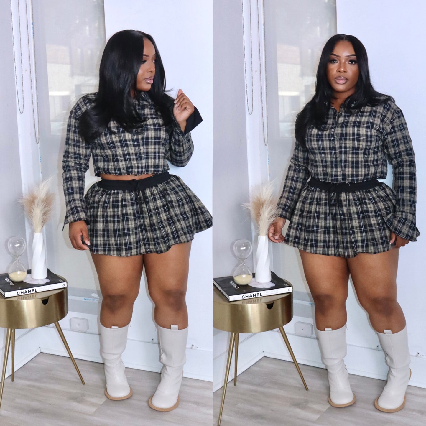 Mia 2 pc skirt set