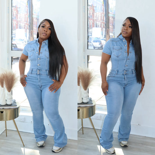 Denim jumpsuit