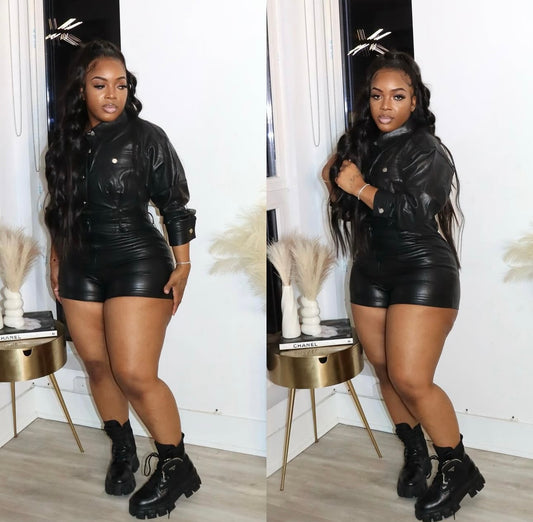Mimi leather jumper